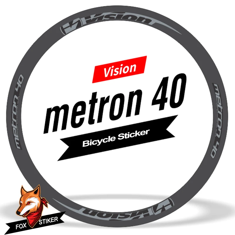 

700C 40mm Rim Wheel Sticker Road Bicycle Stickers Cycle Reflective Road Wheels Decal for Visioetron 40