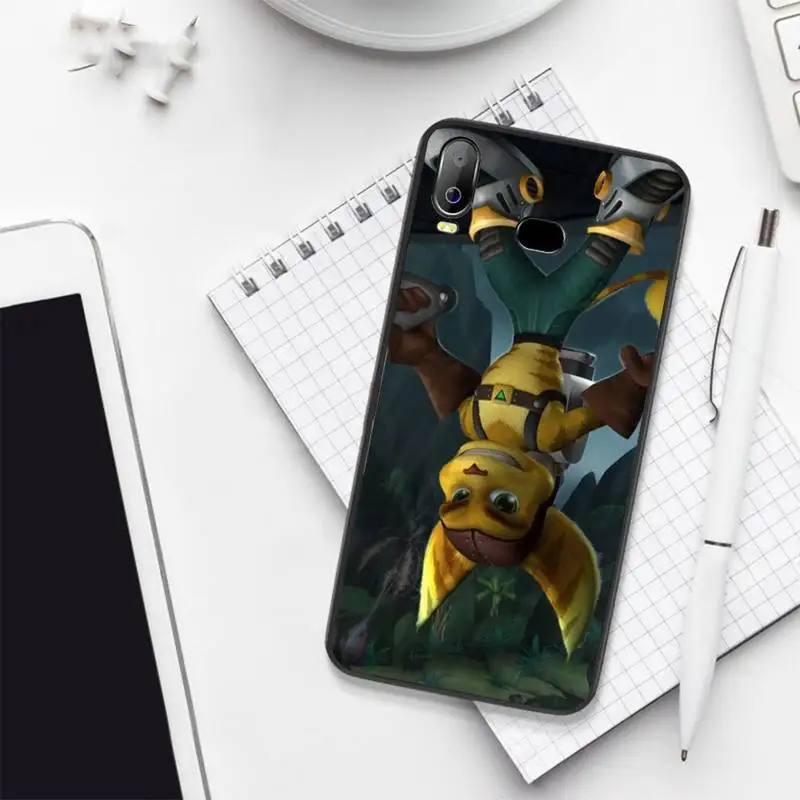 HPCHCJHM Ratchet &amp Clank Insomniac Games TPU черный чехол для телефона Корпус Samsung A10 A20 A30 A40 A50 A70 A71 A51
