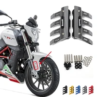 motorcycle cnc front fender slider side protection guard accessories for benelli tnt125 tnt135 bn600 trk502 trk502x leoncino 500