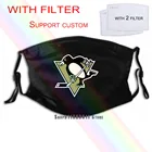 Женская хлопковая маска с логотипом Питтсбургского пингвина