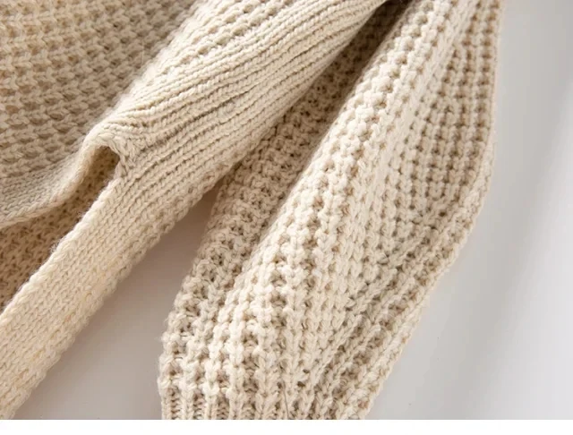 

Flower Embroidery Patch Women Knitted Cardigan 2020 Autumn Winter Long Sleeve Asymmetry Sweater Single-breasted Knitwear Top