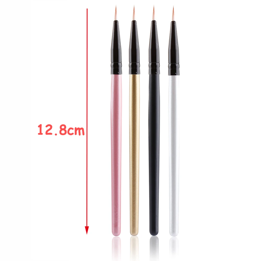 10 шт макияж перо для рисования кистью тонкая ручная роспись ручка нейлоновая