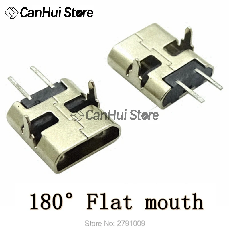 20 шт. 2-контактный разъем Micro Usb типа B на 90/180 градусов для мобильный телефон