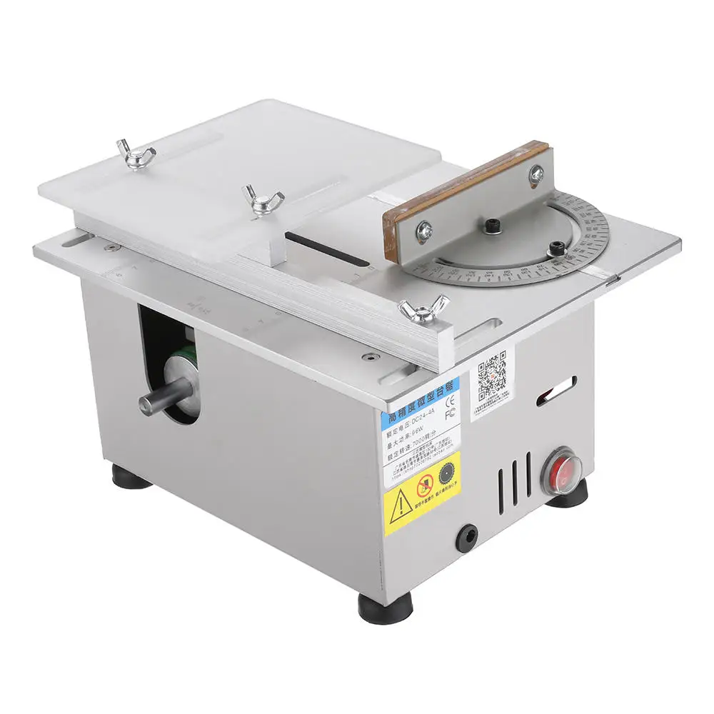 ALLSOME DC 12-24V T6 мини прецизионные настольные пилы DIY деревообрабатывающий токарный станок полировщик сверлильный станок HT2828