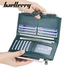 Многофункциональные Модные женские кошельки, новинка 2021, Длинный кошелек на молнии с пряжкой, мобильный телефон из искусственной кожи, высококачественный кошелек для мелочи