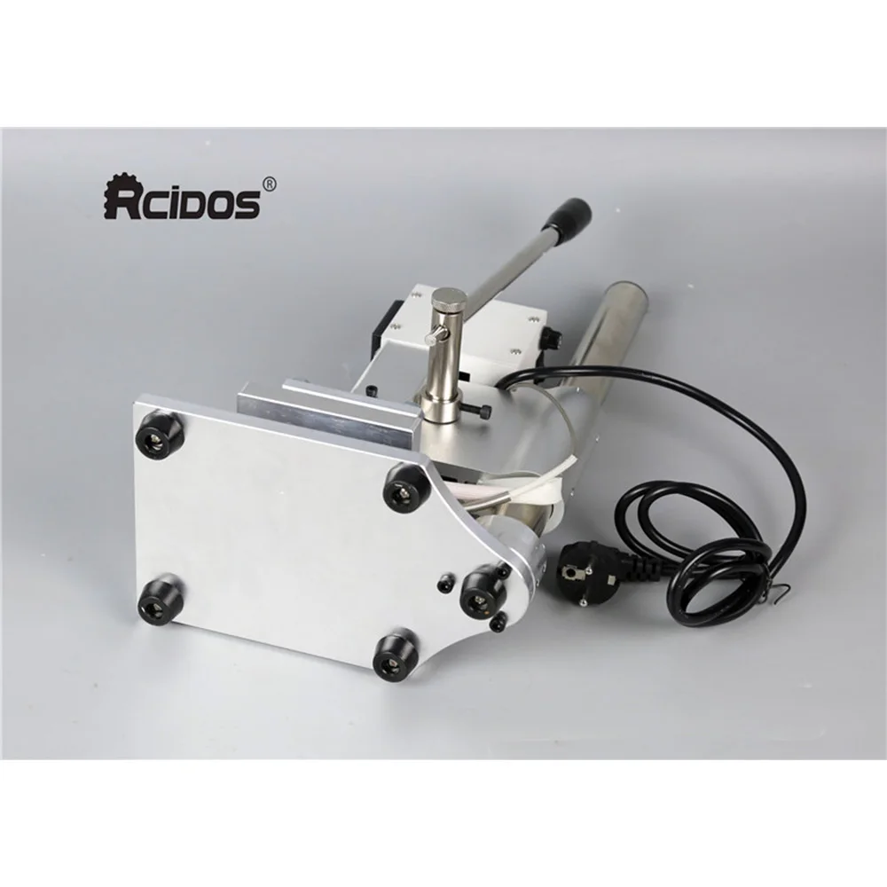 Однотонное Алюминий стол WT 90DS RCIDOS кожа бронзового цвета машина для горячего