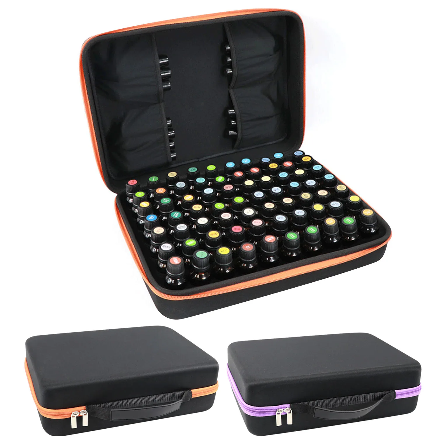 Противоударный чехол для переноски Эва 60 ячеек 15 мл|Наборы инструментов макияжа|