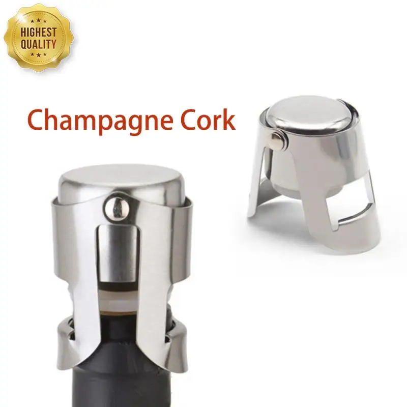 

Bottle Stoppers Kitchen Accessories Bar Tools Sparkling Wine Bottle Supplies Home Decor Stopper Cap Stainless Steel Plug Sealer