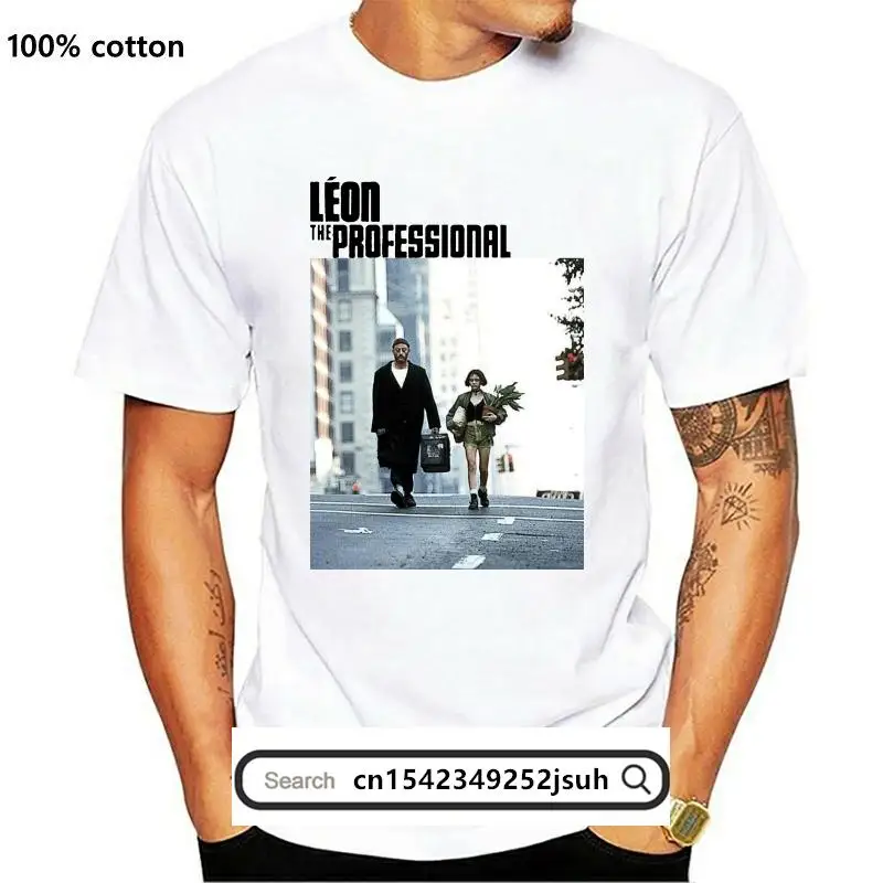 

New Leon: The Professional V6 Movie Poster Matilda T Shirt White All Sizes S 4Xl