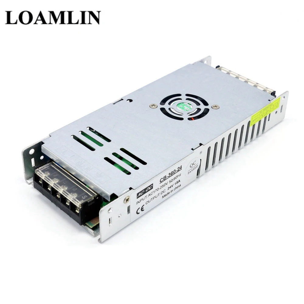 Источник питания постоянного тока 24 В 15 а 360 Вт светильник ing трансформатор для