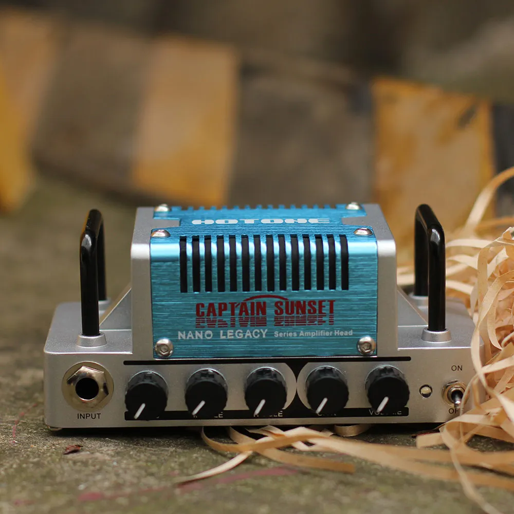 Усилитель для гитары Hotone Captain Sunset с высоким коэффициентом усиления, 5 Вт, класс AB, усилитель для телефонов с SIM-картой, линейный выход (art.: 3a363eb74a2) - 3a363eb74a2