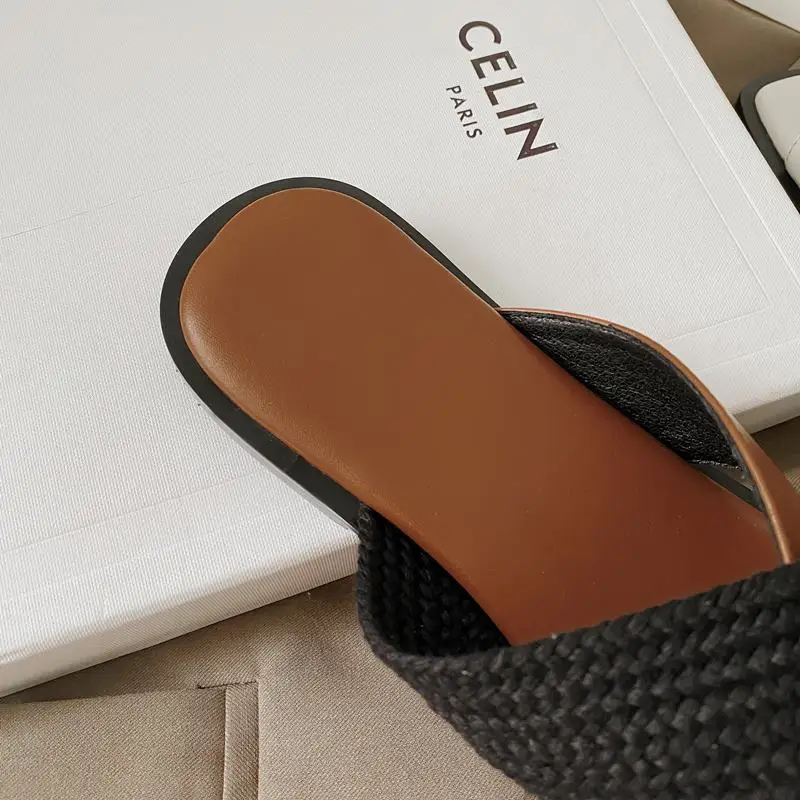 

ALLBITEFO Soft Genuine Leather Women Sandals Shoes Heels Summer Fashion Comfortable Beach Shoes Slippers Outdoor Flip Flops