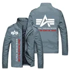 Высококачественная брендовая куртка с принтом логотипа, Мужская эксклюзивная индивидуализированная Клубная одежда, повседневная модная облегающая куртка в уличном стиле