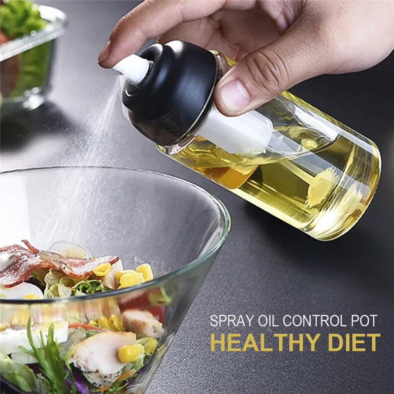 

Kitchen Cruet Olive Oil Vinegar Sprayer Oil Spray Bottle Oil Pot Liquid Spray Bottle Convenient Cooking Seasoning Supplies U3