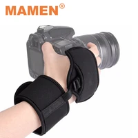 mamen soft camera wrist strap handle grip lanyard with 14 screw mount for slr dslr canon sony nikon camera accessories