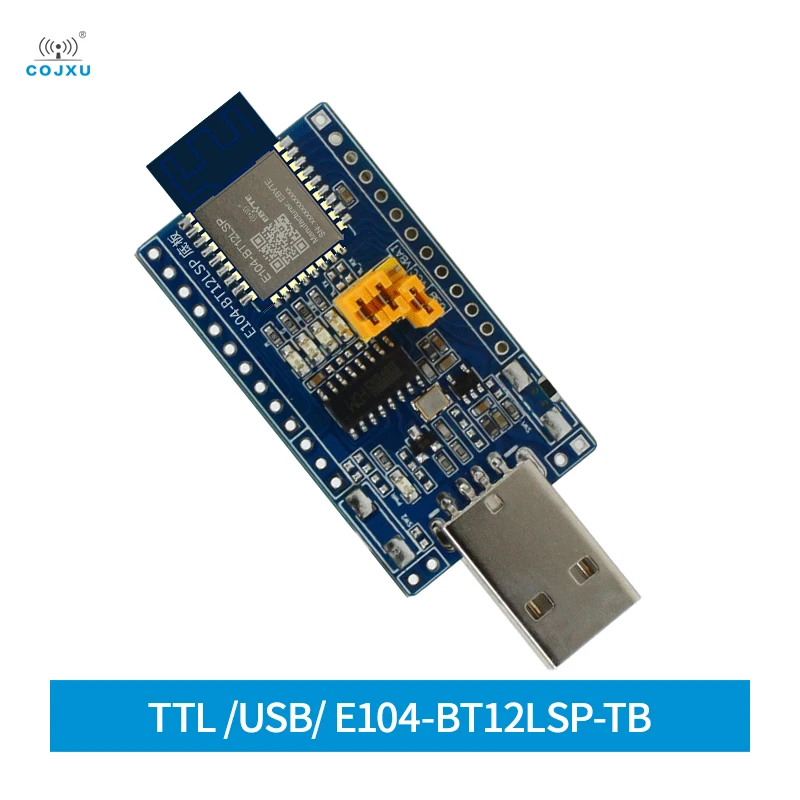 

TLSR8253F512 2.4GHz BLE Test Board Sig Mesh V1.0 Networking Module SMD USB Interface Low Power Consumption E104-BT12LSP-TB