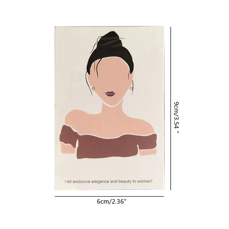 

Fashion 6x9cm 100pcs Drop Earrings Display Card Earrings Dangle Stud Card Top Grade Women Earrings Paper Card Holders