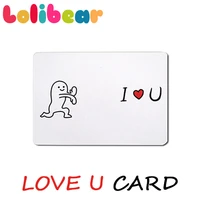 love u card by hyde card magic tricks street close up props for lover magie mentalism illusion gimmick props trucos de magia