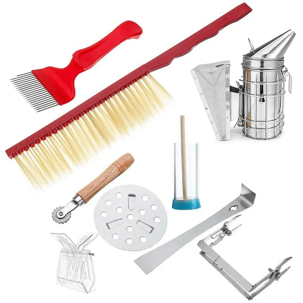 Скребок Инструменты из нержавеющей стали прочная защита пчелиная щетка