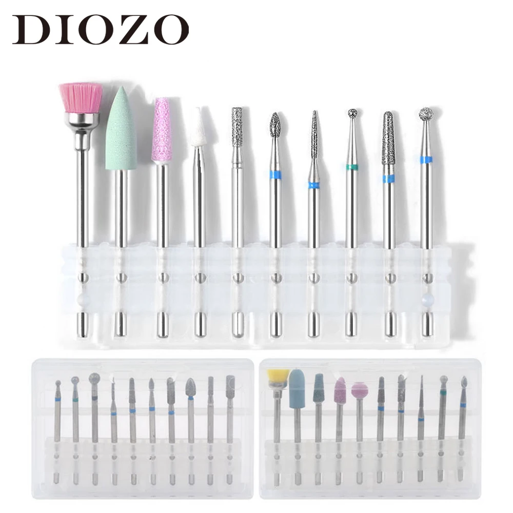 Электрическая дрель для маникюра и аксессуары DIOZO средство удаления гель лака