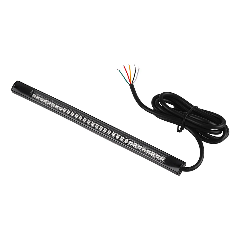 1 шт. световая полоса для мотоцикла гибкая задняя стоп-сигнал сигнал поворота s 48