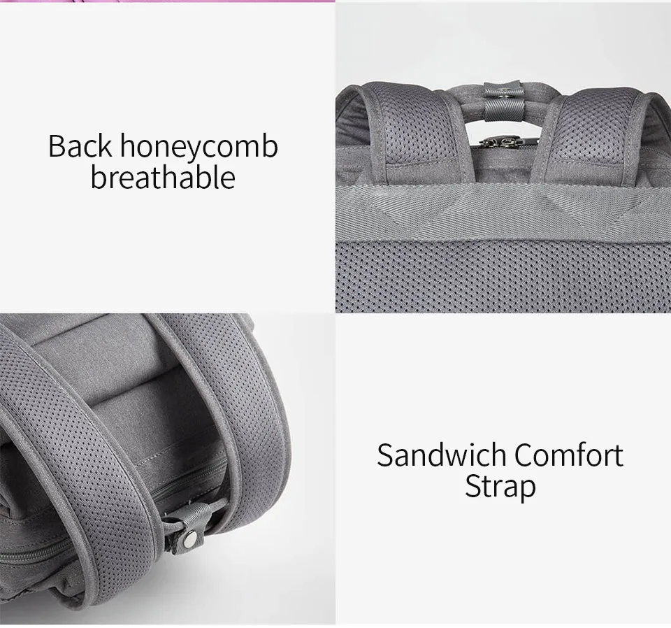 Xiaomi Youpin XiaoYang Multifunctional Daddy Mather Bag Shoulder Bag Mom Bag Fashionable Multifunctional Out Waterproof fabric