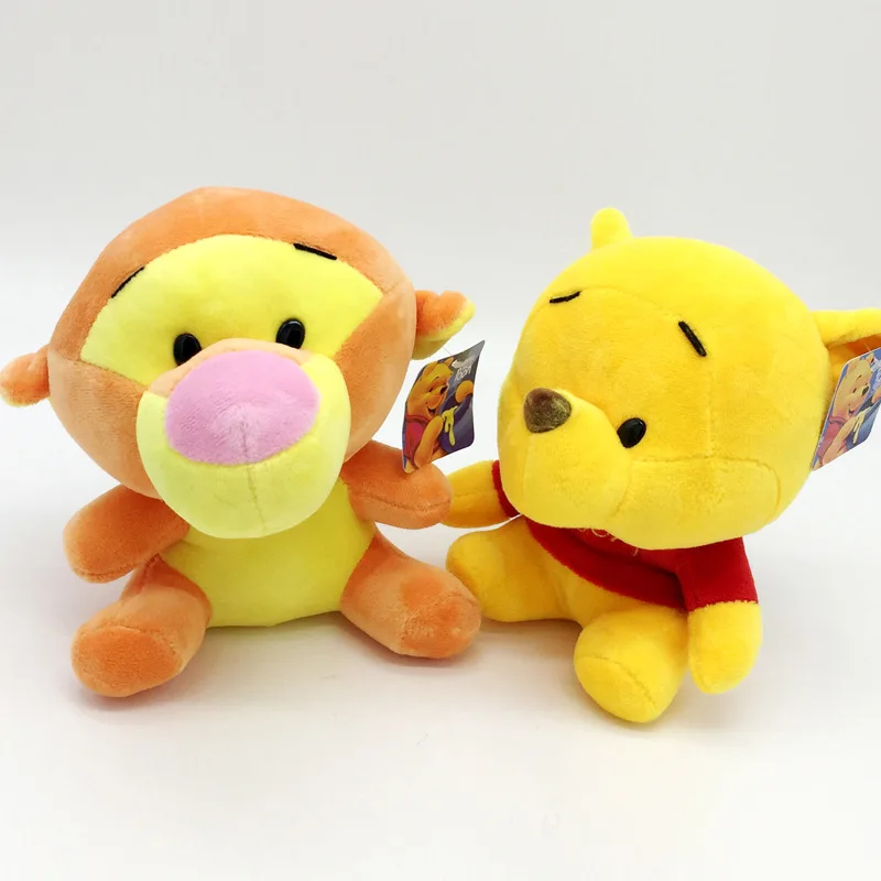 Мультфильм Аниме серии кукла прыгающий Тигр Пинцет Копилка плюшевая игрушка