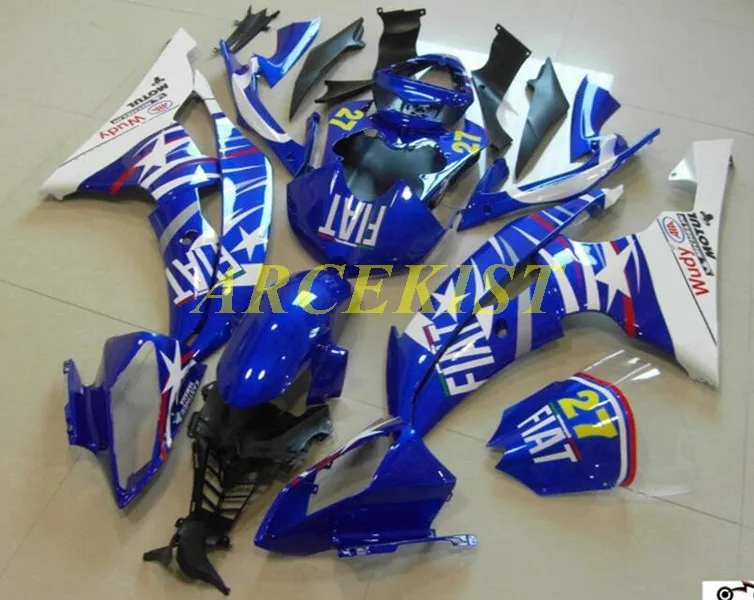 

New ABS Whole Fairings Kits Fit For Yamaha YZF-R6 R6 08 2008 2009 2010 2011 2012 2013 2014 2015 2016 Bodywork set blue nice