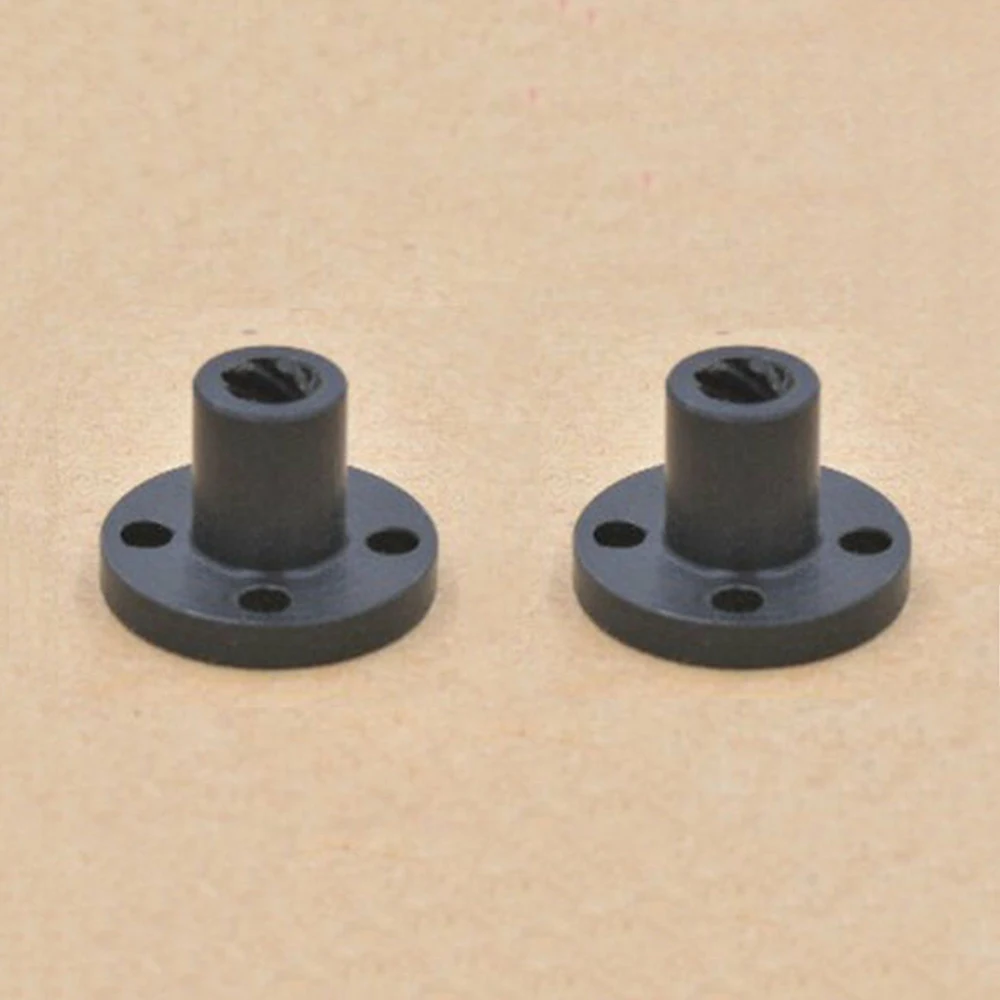 6 шт. Запчасти для 3D принтера черные TR8 свинцовые гайки POM T8 трапециевидные винты
