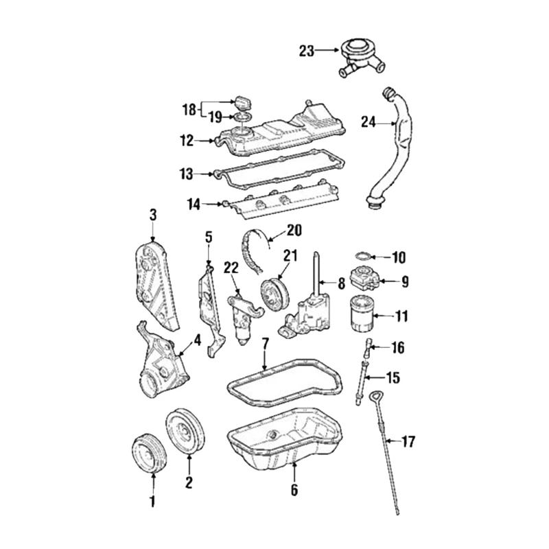 

Car Oil Filler Cap Cover for -R8 A3 A4 A6 A8 Golf Passat 420103485B