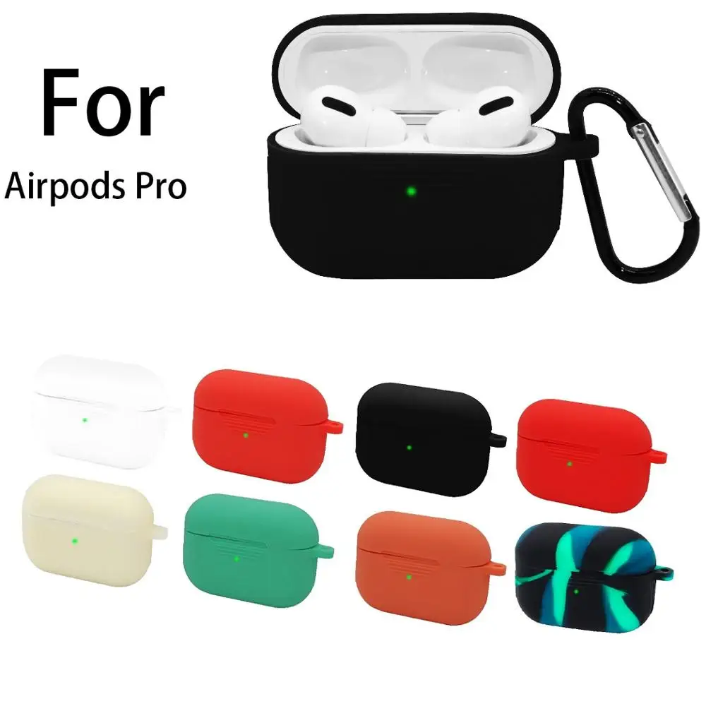 Чехол из жидкого силикона для AirPods Pro 2019 3 й ударопрочный чехол беспроводных