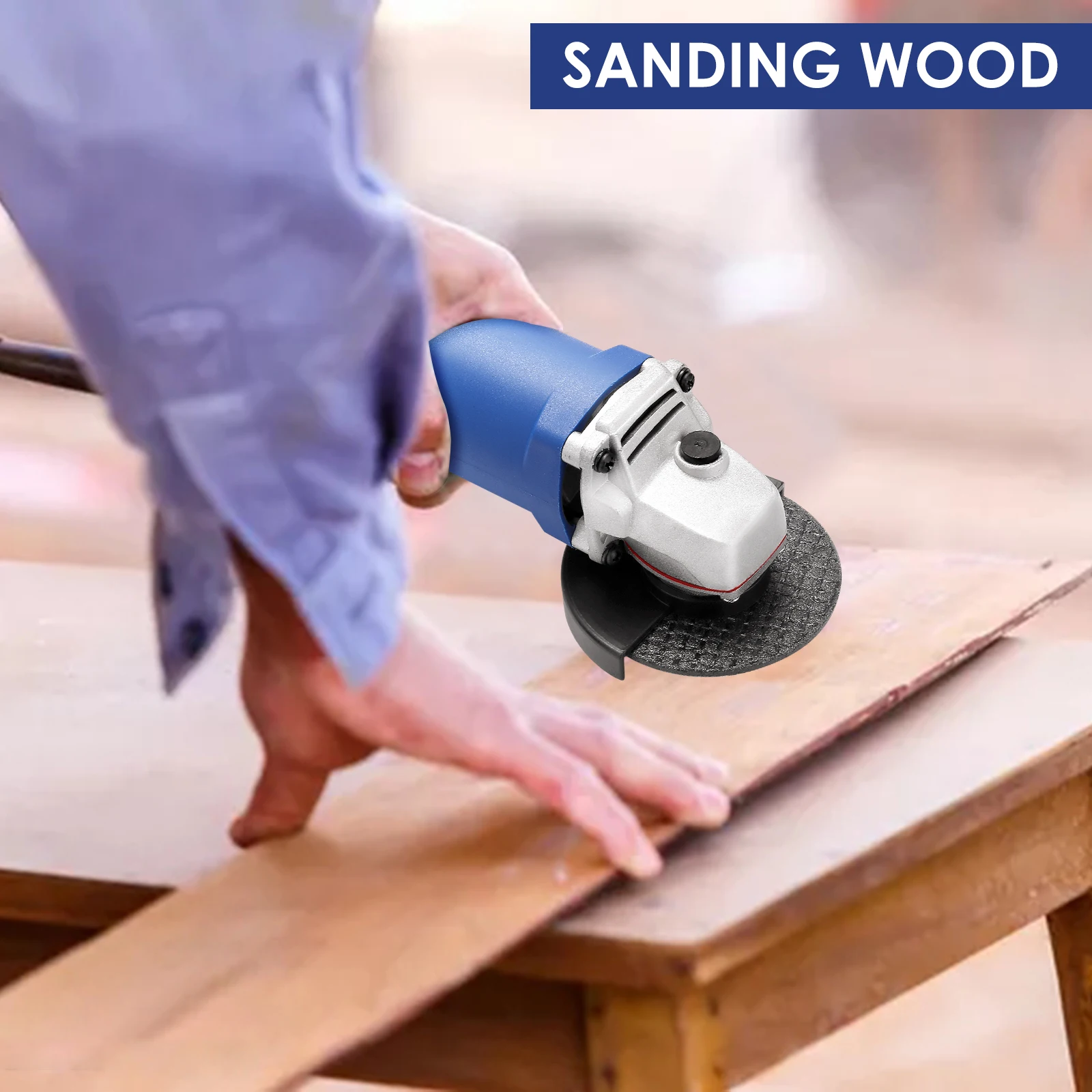 

Mini Angle Grinder 180W Small Body Electric Grinding Machine Multifunction 75mm Electric Hand GrinderCut Off Tool