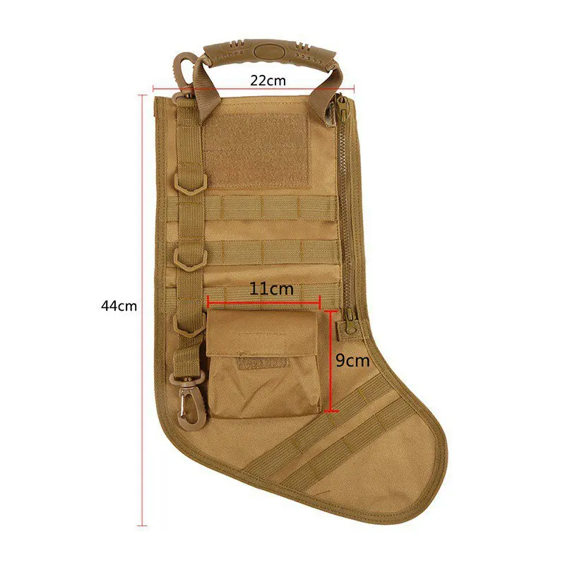 

Hanging Tactical Molle Christmas Stocking Bag Dump Drop Pouch Utility Storage Bag Military Combat Hunting Magazine Pouches