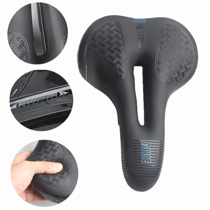 

Bicycle Saddle MTB Bike Saddle Seat Shock Absorber Sponge Breathable Cycling Seat Pad Cushion Outdoor Bicycle Accessories