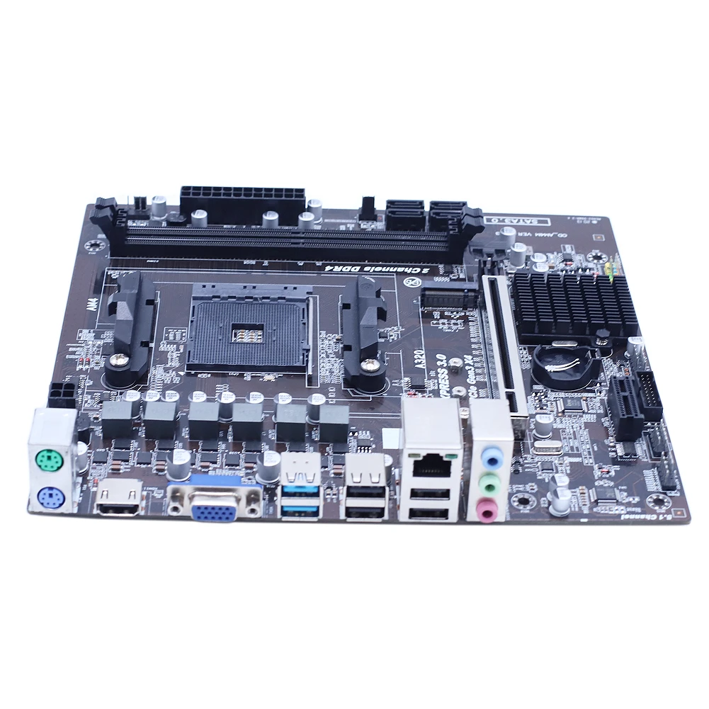 Материнская плата AM4 A320 жесткий диск для настольного компьютера array SATAIII USB 3 0 DDR4 16G