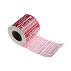 500 шт.рулон Предупреждение Стикеры хрупкие доставка пересылая обращайтесь с осторожностью Стикеры s 51 мм x 76 мм