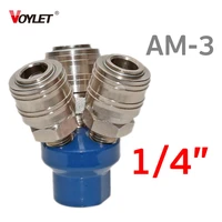 voylet pneumatic fitting am 3 14 quick coupler for pump tool coupler manifold multi splitter