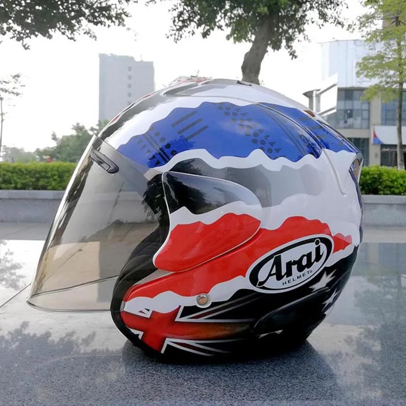 Мотоциклетный полушлем Doohan мотоциклетный шлем летний одобрен ECE Casco для мужчин и