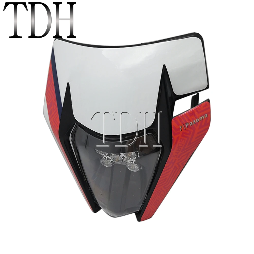 Motocross Motorcycle LED Headlight Headlamp For 125/150/250/300/350/450/530 Six Day SX XC EXC FC FE TE TC FX Enduro Dirt Bike |