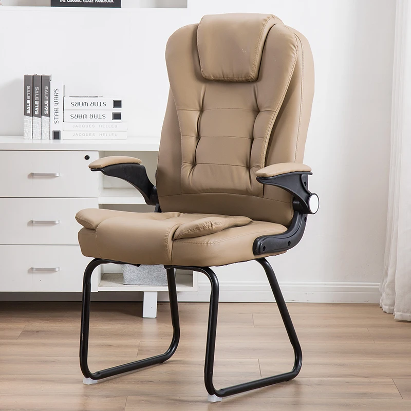 

Computer Chair Household Conference Chair Office Chair Bow Staff Study Mahjong Seat Modern Simple Backrest Chai