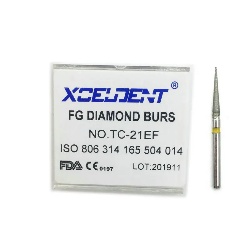 10 шт. стоматологических алмазных боров (сверла стоматологические боры Dia для