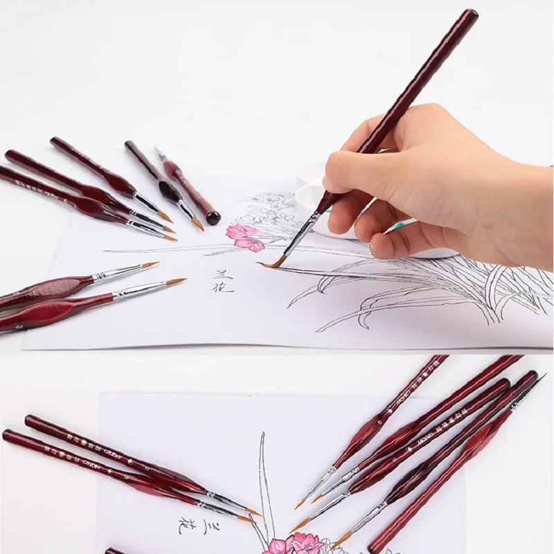 

Набор кистей для рисования гуашью, 1 шт., принадлежности художественные Кисти