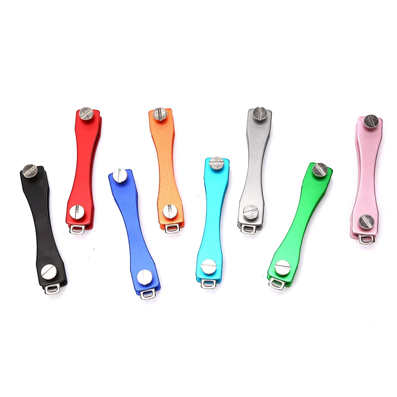 

Smart key chain Mini Keychain Compact Key Decorative Holder Clip Home Storage Metal key Clip Aluminum Organizer Keychain Outdoor