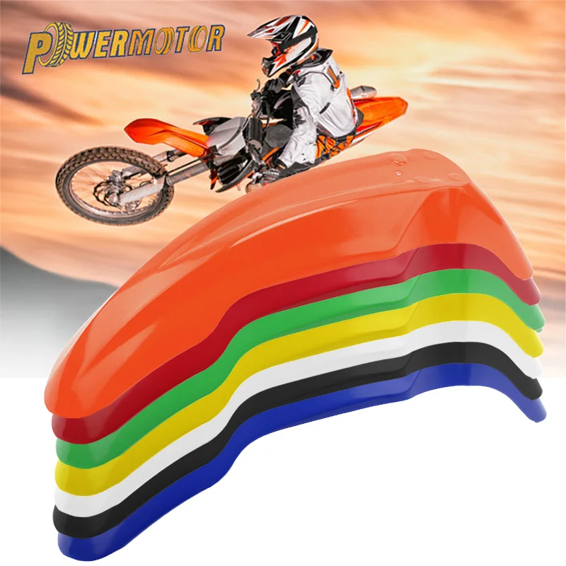 

Motorbike Universal 7 Colors Motorcycle Plastic Front Fenders Mudguard Fender For WR XR CRF KLX KX RM RMZ DR DRZ 125 250 450
