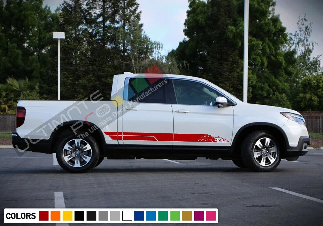 Для x2 Наклейка Виниловая наклейка графические боковые полосы для Honda Ridgeline Off-Road