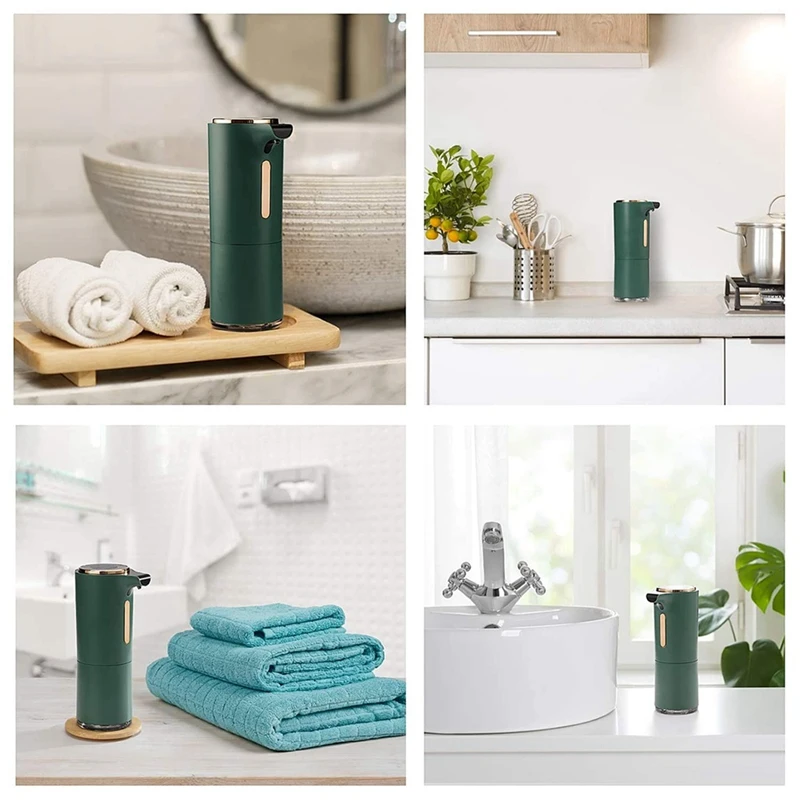 

Automatic Soap Dispenser Foaming Hand Refillable Touchless Detergent Saving Hands Free Soap Dispenser Gift