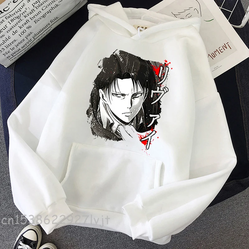 Attack on Giant Anime Hoodie Harajuku Sweatshirt Hoodie High Quality Costume Print Japan Unisex Clothes Hooded Pullover