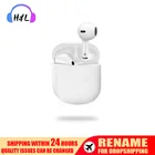 Беспроводные Наушники Mini Pro 4, Bluetooth-наушники, TWS-вкладыши с зарядным чехлом, гарнитура громкой связи для смартфонов