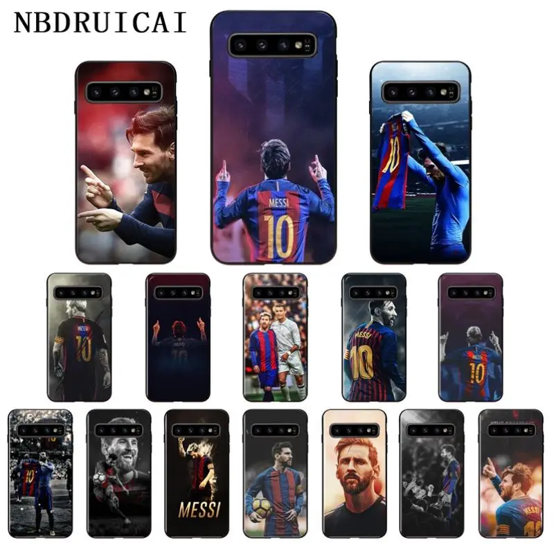 NBDRUICAI Lionel Messi черный ТПУ Мягкий силиконовый чехол для телефона Samsung S9 plus S5 S6 edge S7 S8