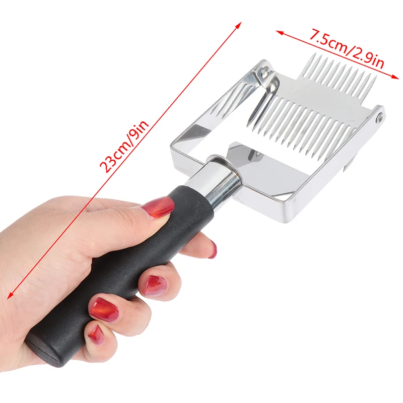 

Beekeeping Tools beehive Honey cutter Uncapping Scraper Plastic handle Honeycomb Scraper Equipment Uncapping knife Fork Shovel
